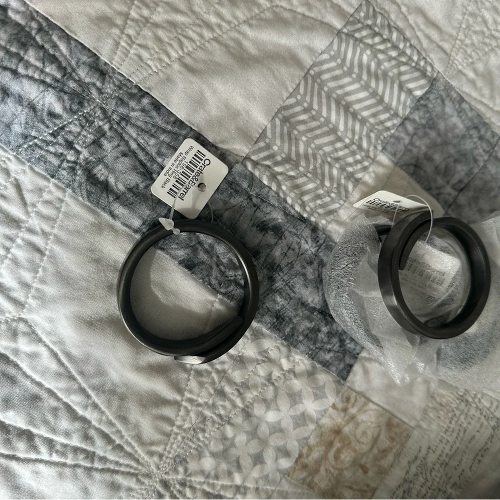 Crate & Barrel metal napkin rings